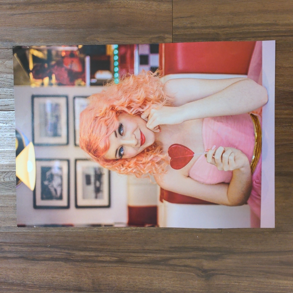 Noodlerella YouTuber Poster Candy Heart Poster Print